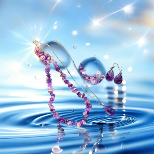 Purple Mist Soulmate Magnet Jewelry Set