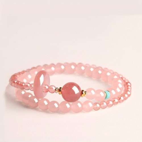 Exam Success & Peaceful Luck Aquamarine Bracelet